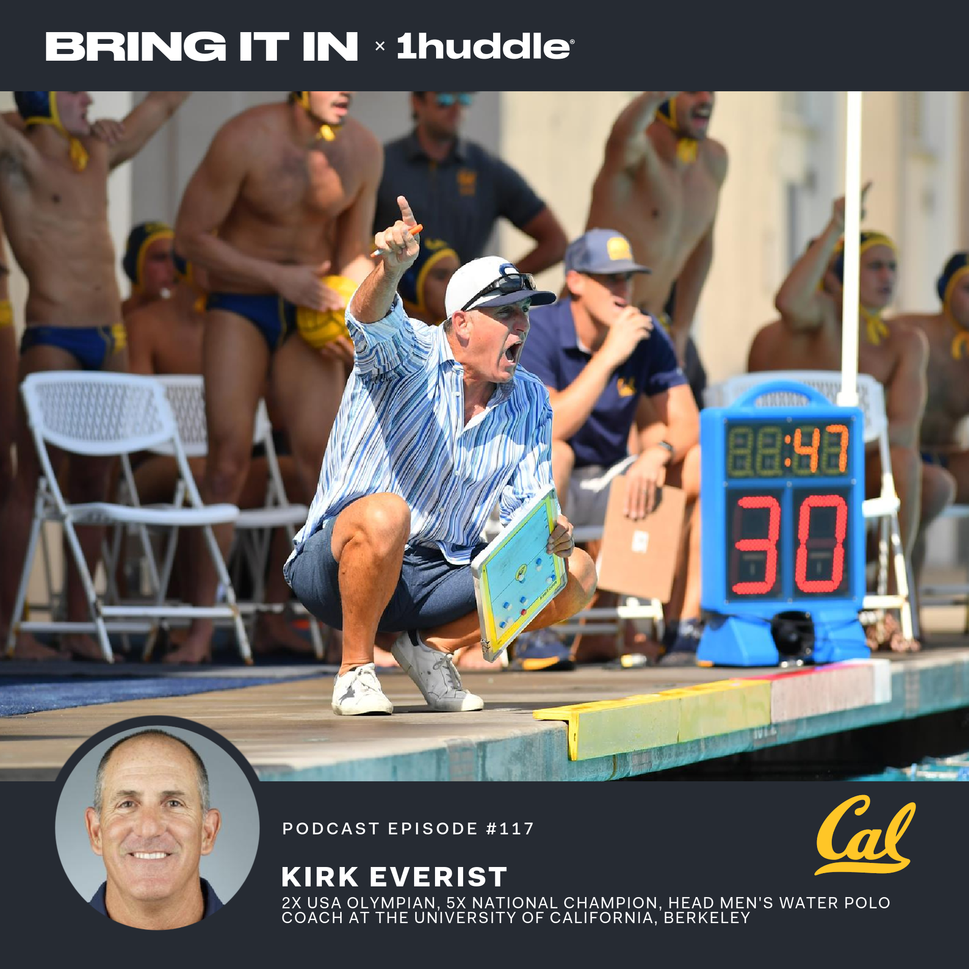 5x National Champion, Head Men’s Water Polo Coach at The University of California, Berkeley