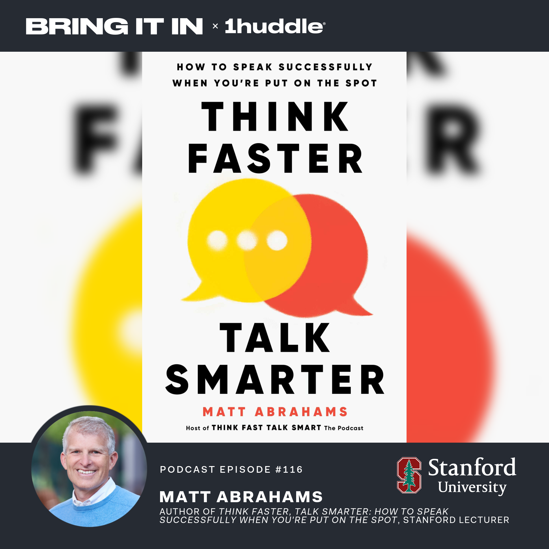 Author of “Think Faster, Talk Smarter: How to Speak Successfully When You’re Put on the Spot”