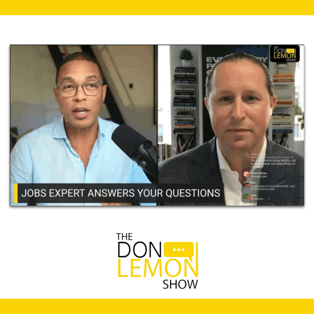 Sam Caucci, 1Huddle CEO on The Don Lemon Show Talking Jobs